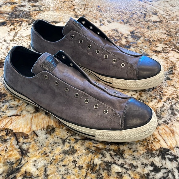 Converse Other - Converse Chuck Taylor All Star Men’s Laceless slip on size 12 Thunder/Black